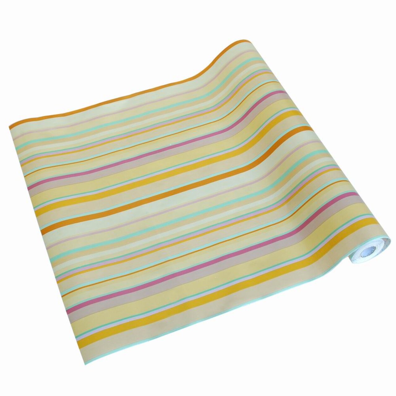 Colorful Stripe Wallpaper Roll 45 Sq Ft Pre-Pasted Removable Vinyl